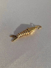Load image into Gallery viewer, Vintage 14k Articulated Fish Pendant
