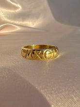 Load image into Gallery viewer, Vintage 9k MCMXCIX Roman Numeral Ring
