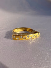 Load image into Gallery viewer, Vintage 14k Diamond Dot Heart Star Moon Ring