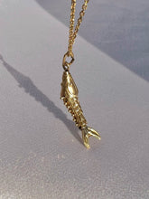 Load image into Gallery viewer, Vintage 14k Articulated Fish Pendant