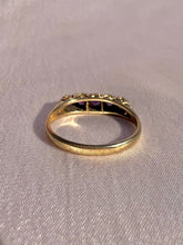 Load image into Gallery viewer, Vintage 9k Amethyst Boat Ring