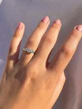 Load image into Gallery viewer, Antique 18k Diamond Old European Cut Trilogy Ring