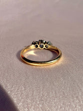 Load image into Gallery viewer, Antique 18k Diamond Old European Cut Trilogy Ring