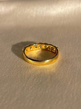 Load image into Gallery viewer, 9k Opal Cabochon Half Eternity Ring