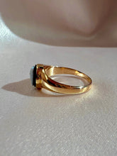 Load image into Gallery viewer, Antique Onyx Cameo Signet Ring