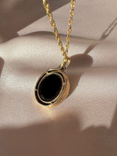 Load image into Gallery viewer, Vintage 10k Agate Diamond Mother Child Cameo Necklace