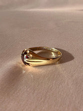Load image into Gallery viewer, Vintage 9k Garnet Mother-Daughter Ring 1984