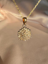 Load image into Gallery viewer, Vintage Diamond Chunky Cluster Necklace