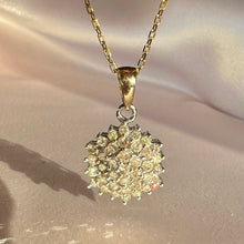 Load image into Gallery viewer, Vintage Diamond Chunky Cluster Necklace