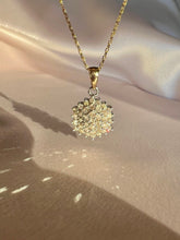 Load image into Gallery viewer, Vintage Diamond Chunky Cluster Necklace