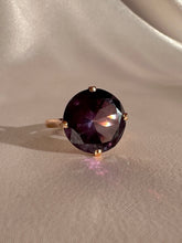 Load image into Gallery viewer, Vintage 14k Rose Gold Amethyst Cocktail Ring