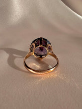 Load image into Gallery viewer, Vintage 14k Rose Gold Amethyst Cocktail Ring