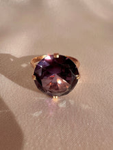 Load image into Gallery viewer, Vintage 14k Rose Gold Amethyst Cocktail Ring