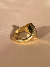 Load image into Gallery viewer, Vintage 9k Onyx Signet Ring 1972