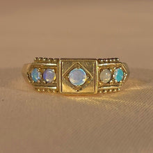 Load image into Gallery viewer, Antique 9k Opal Ring 1903