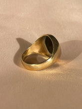 Load image into Gallery viewer, Vintage 9k Onyx Signet Cocktail Ring 1972