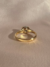 Load image into Gallery viewer, Vintage 14k Pearl Diamond Dot Ring