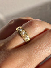 Load image into Gallery viewer, Antique 18k Pearl Marquise Ring 1881