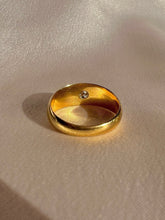 Load image into Gallery viewer, Antique 18k Diamond Old Cut Starburst Solitaire 1902