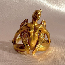 Load image into Gallery viewer, Vintage 18k Carrera y Carrera Diamond Angel Ring