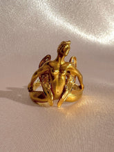 Load image into Gallery viewer, Vintage 18k Carrera y Carrera Diamond Angel Ring