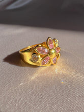 Load image into Gallery viewer, Vintage 18k Pink Kunzite Diamond Ring