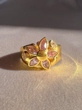 Load image into Gallery viewer, Vintage 18k Pink Kunzite Diamond Ring