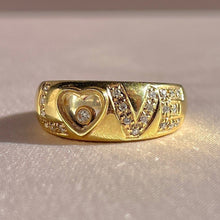 Load image into Gallery viewer, Vintage 14k Diamond LOVE Ring