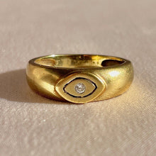 Load image into Gallery viewer, Vintage 9k Diamond Eye Ring 2000