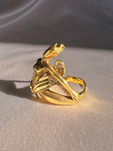 Load image into Gallery viewer, Vintage 18k Carrera y Carrera Diamond Angel Ring