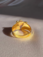 Load image into Gallery viewer, Vintage 18k Pink Kunzite Diamond Ring