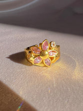 Load image into Gallery viewer, Vintage 18k Pink Kunzite Diamond Ring
