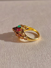 Load image into Gallery viewer, Vintage 14k Rainbow Temple Ring