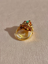 Load image into Gallery viewer, Vintage 14k Rainbow Temple Ring