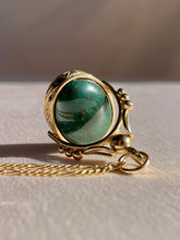 Load image into Gallery viewer, Vintage Bloodstone Carnelian Swivel Pendant 1970s