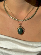 Load image into Gallery viewer, Vintage Bloodstone Carnelian Swivel Pendant 1970s