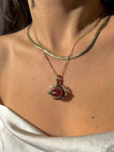 Load image into Gallery viewer, Vintage Trio Tigers Eye Onyx Chalcedony Swivel Fob Pendant