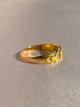 Load image into Gallery viewer, Antique 18k Diamond Sapphire Starburst Edwardian Ring 1906