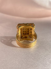 Load image into Gallery viewer, Vintage Sapphire Pave Dress Ring