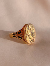 Load image into Gallery viewer, Antique 14k Italian Lucky Phallic Signet Ring