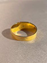 Load image into Gallery viewer, Vintage 18k Diamond Starburst Signet 1937