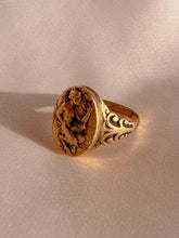 Load image into Gallery viewer, Antique 14k Italian Lucky Phallic Signet Ring
