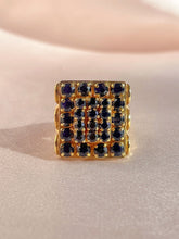 Load image into Gallery viewer, Vintage Sapphire Pave Dress Ring