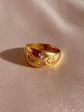 Load image into Gallery viewer, Antique Diamond Old Starburst Array Ring 1906