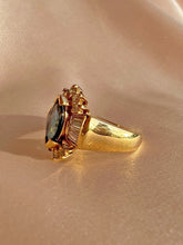 Load image into Gallery viewer, Vintage Sapphire Diamond Baguette Dress Ring