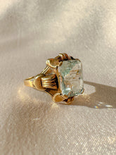 Load image into Gallery viewer, Antique Aquamarine Ornate Ring