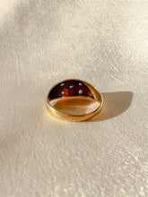 Load image into Gallery viewer, Vintage Sapphire Starburst Ring 1992