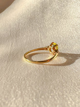 Load image into Gallery viewer, Vintage Peridot Diamond Oval Ring