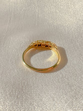 Load image into Gallery viewer, Antique Diamond Filigree Boat Ring