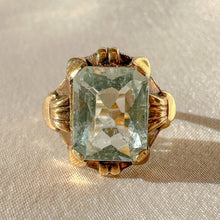 Load image into Gallery viewer, Antique Aquamarine Ornate Ring
